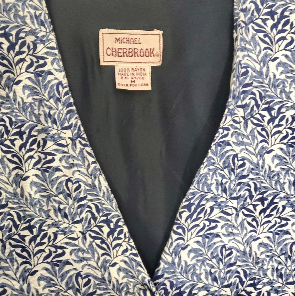 Fern Print Jacket Top - Picture 5 of 8